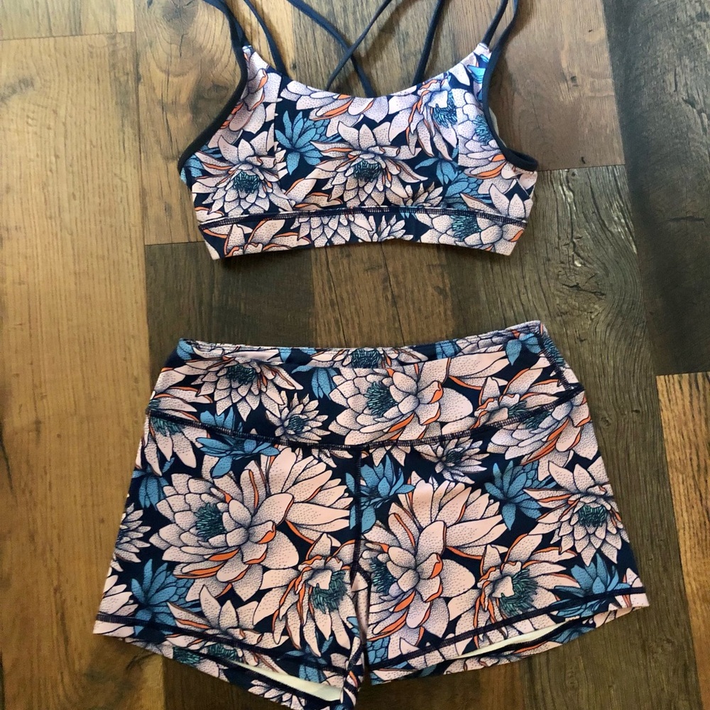 Born Primitive shorts and bra set
